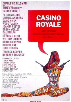 casino royal 1967 soundtrack cover with car